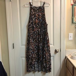 Fall Floral Hi-Low Dress